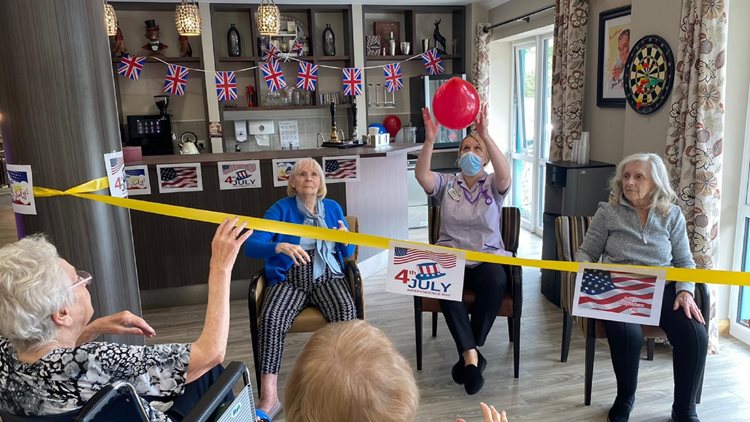 A taste of America at a Sutton Coldfield care home